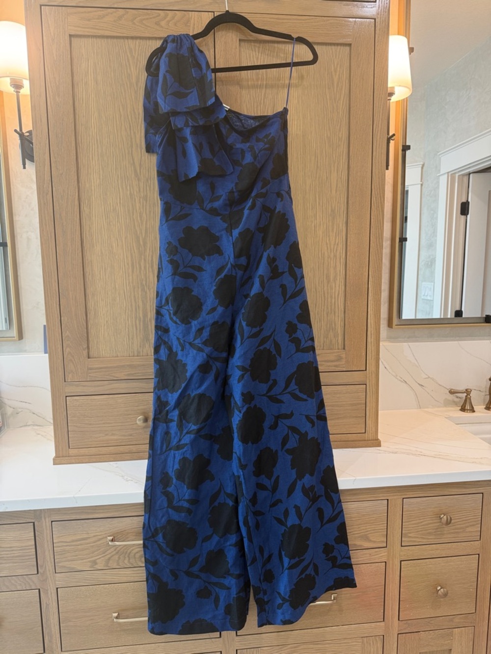 kate spade Navy and Black Patterned Top